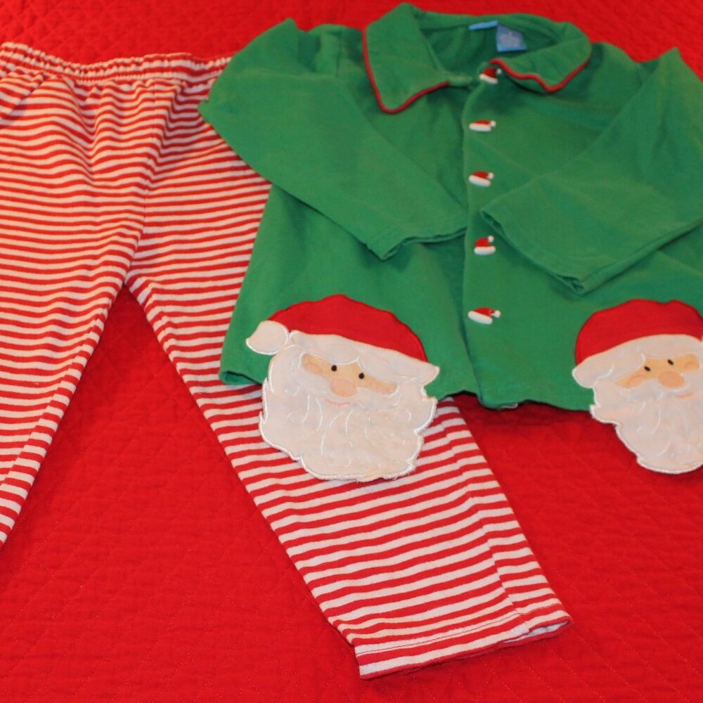.Adorable 2 piece Santa Claus Pockets Outfit